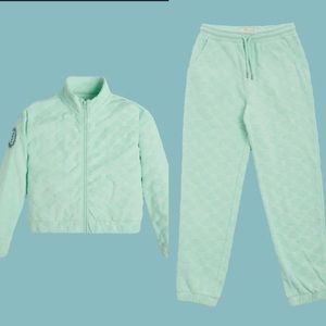 Girls Sweatshirt and Sweatpants Joggers set Sz 12 NWT Mint Green